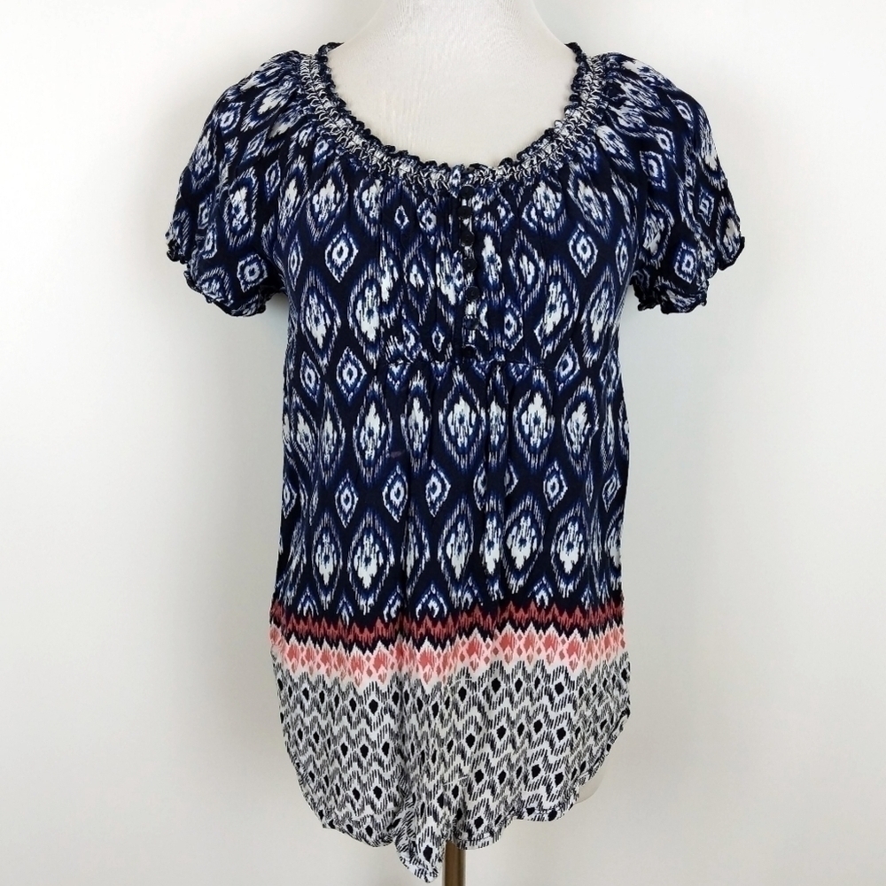 Faded Glory Pheasant Top | sz M